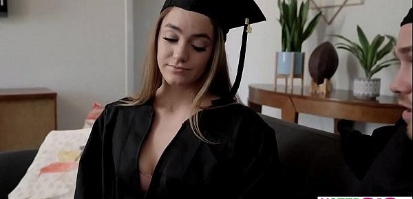  Got to fuck my big ass stepsister after our graduation